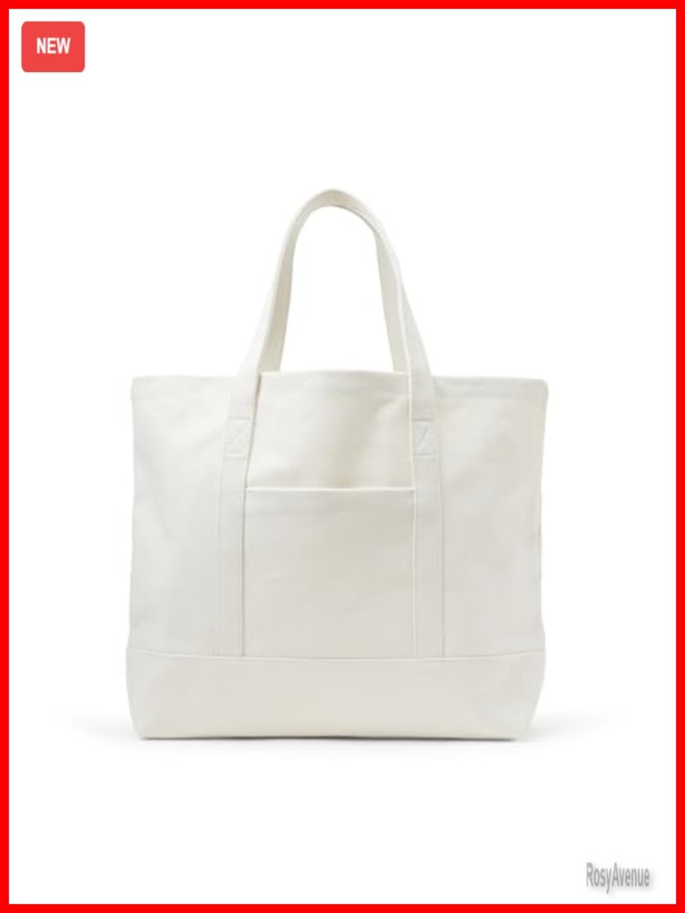 Heavyweight Cotton Canvas Tote Bag Large Beach Weekender PU Lining